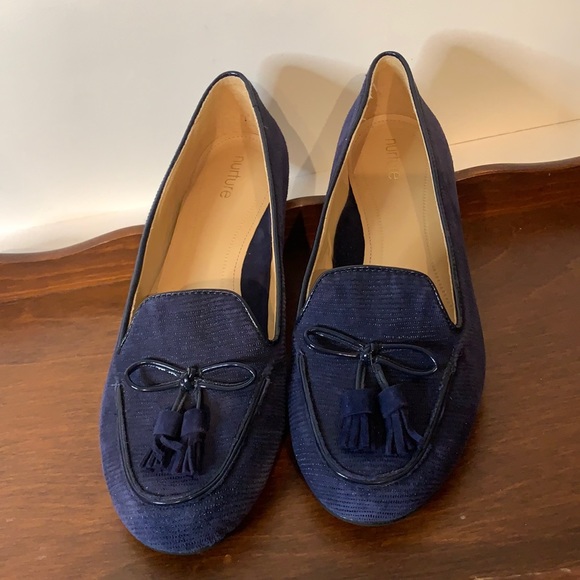 Nurture by Lamaze Navy Blue Flats Size 9 - Picture 1 of 5